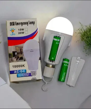 20W AC DC rechargeable LED charging bulb with built in battery for Pakistan