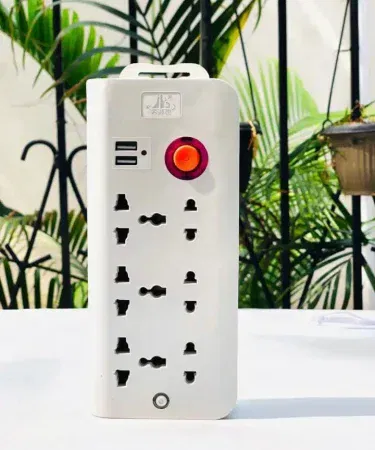 USB extension box soft power socket without wire with dual USB ports sold in Pakistan