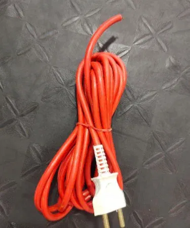 Copper extension lead wire four meter with plug for home appliances sold in Pakistan
