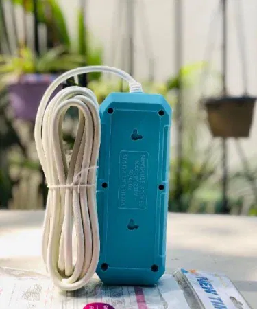 5 meter copper extension lead with three outlets and USB ports sold in Pakistan