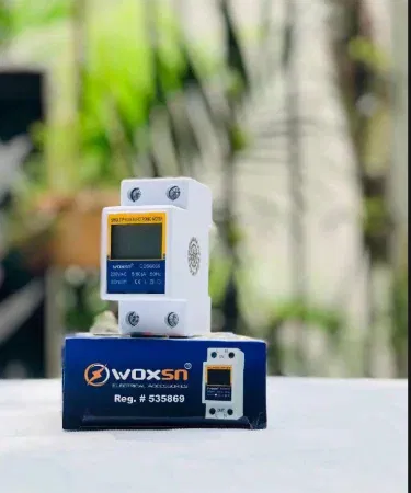 Woxsn DDS528L single phase digital energy meter featuring LCD display and DIN rail mount Pakistan