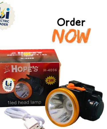 H-4006 rechargeable 2W LED head lamp light for sale in Pakistan