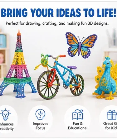USB rechargeable low temperature 3D printing pen for kids sold in Pakistan