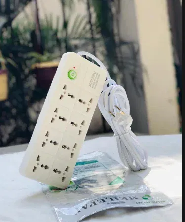 MultiGuard Pro 10-socket universal extension board with individual switches and 3m copper wire in Pakistan