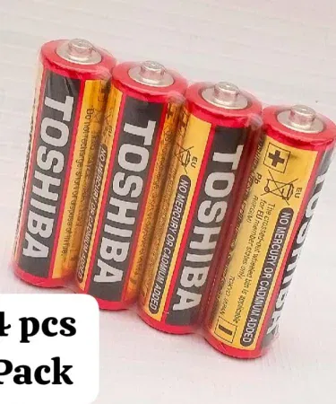Toshiba AAA 1.5V heavy duty dry battery cells pack for cameras remotes toys Pakistan