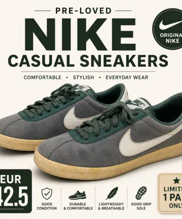 Pre-loved Nike casual sneakers size EUR 42.5 original style comfortable everyday shoes Pakistan