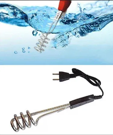 Green shockproof electric immersion water heater rod 1500W stainless steel Pakistan