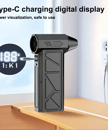 Mini jet turbo fan electric air duster 130000 RPM rechargeable for electronics cleaning in Pakistan