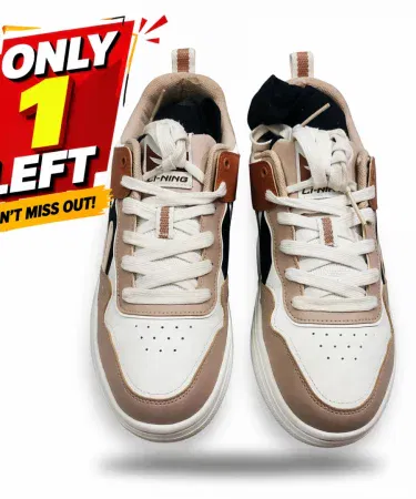 Pre-loved beige and white Li-Ning sneakers for men casual shoes EU 42 Pakistan