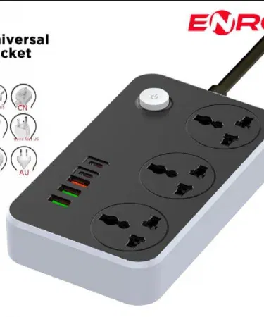 Black and white ENRG extension board with USB Type C heavy duty copper wire