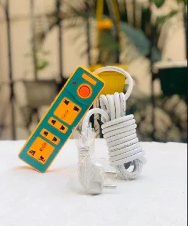 Nine socket electric extension board with twelve feet cable sold in Pakistan