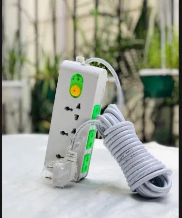 three shoo electric extension board with 18ft copper cable and 15 sockets sold in Pakistan