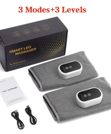 Air Pressure Calf Massager Wireless Leg Massage 3 Mode Airbag Compresstion Relax Foot Calf Muscle Relieve Fatigue