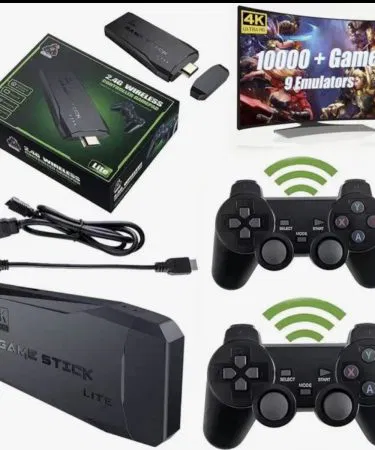 Original M8 retro game console 4K HDMI dual wireless controllers 10000 games available in Pakistan