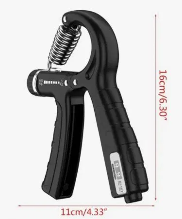 Automatic counting hand gripper adjustable resistance non slip handle for gym exercise in Pakistan