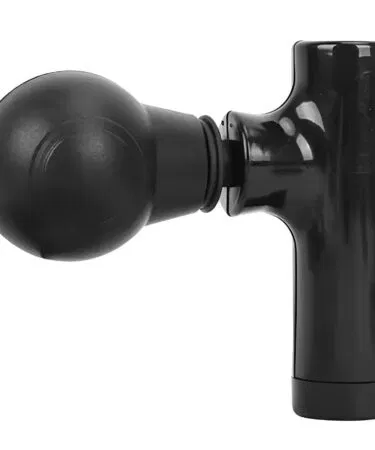 Portable mini massage gun for athletes, pain relief, and muscle recovery. Compact and deep tissue percussion.
