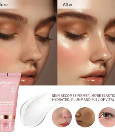 Medicube Collagen Night Wrapping Mask for overnight elasticity and hydration, a K-beauty product sold in Pakistan.