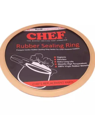 Pressure cooker rubber sealing ring gasket for 5 to 7 litres cookers, made of virgin rubber, sold in Pakistan