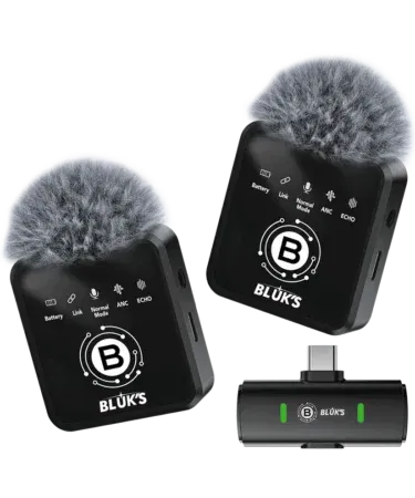 BX-18 wireless lavalier collar microphone with Bluetooth for clear voice recording, ideal for vlogging in Pakistan.