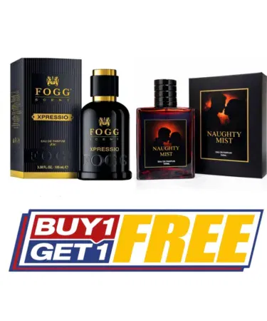 Combo Pack 2 Perfumes: Black Fogg & Naughty Mist | Khareedo