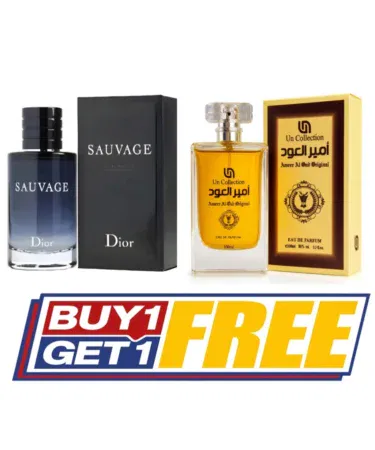 Dior Sauvage & Ameer Al Oud Perfume Combo | Khareedo