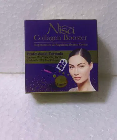 NISA Collagen Booster Repairing Beauty Cream for glowing, youthful skin in Pakistan