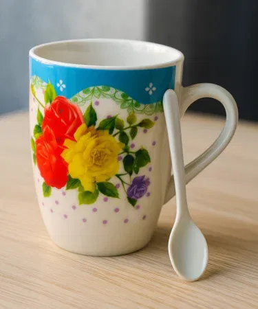 Flower Print Mugs for Coffee & Tea | Khareedo