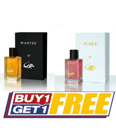 Rajab Wanted & Flora Perfume Combo Pack | Khareedo