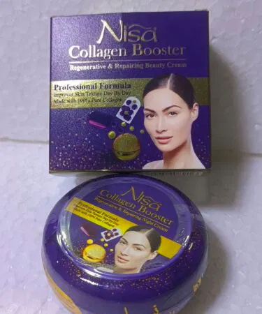 NISA Collagen Booster Repairing Beauty Cream for glowing, youthful skin in Pakistan