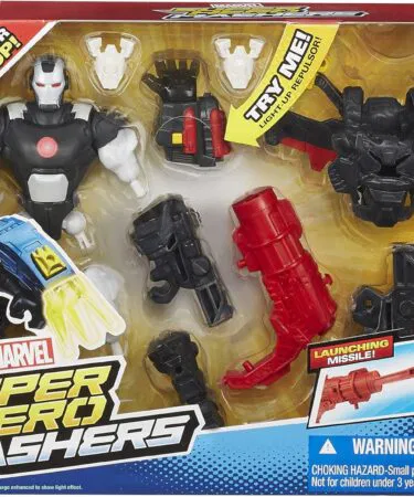 Marvel Super Hero Mashers Ironman action figure playset for kids, mix and match parts for creative play.