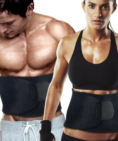 Slimming waist trainer belt for men and women, weight loss ab belt, sweat belt, cincher trimmer