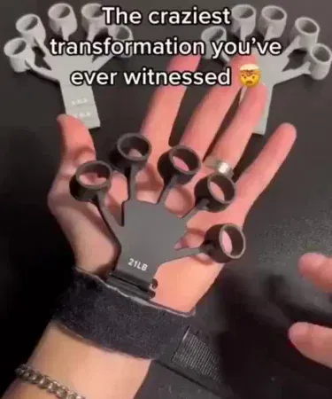Silicone finger gripper exerciser for hand strength training for kids and adults in Pakistan.