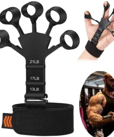 Silicone finger gripper exerciser for hand strength training for kids and adults in Pakistan.