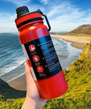 1000ml stainless steel vacuum insulated water bottle for hot and cold drinks, leakproof, sports bottle, Pakistan