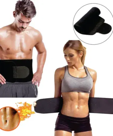 Slimming waist trainer belt for men and women, weight loss ab belt, sweat belt, cincher trimmer
