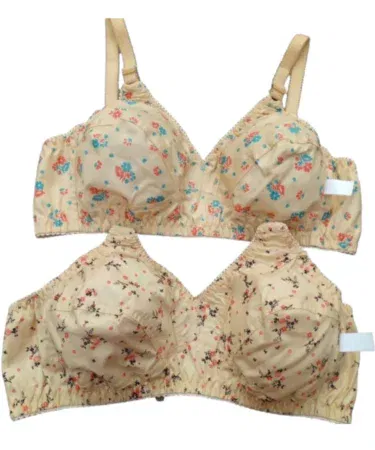 Digital print cotton bra for women and girls, comfortable undergarments available in Pakistan