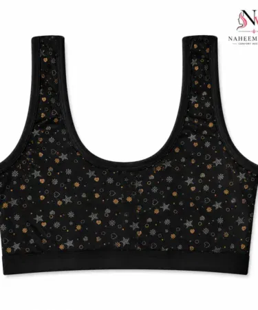 Pack of 2 teen girls black and skin color cotton sleeveless blouses free size everyday wear Naheem Wear