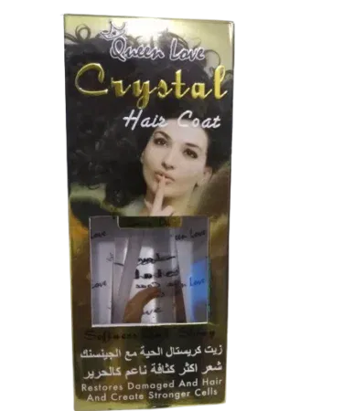 Queen Love Crystal Hair Coat Hair Serum with Snake Oil 100ml, made in Thailand, for healthy hair.