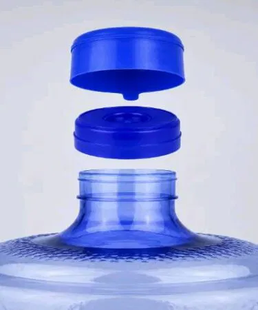 Blue 20L water bottle cap replacement lid for water cans and jars, unisex, sold in Pakistan