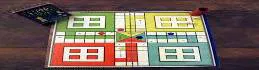 Classic Ludo board game for 4 players, multi-color cardboard, unisex, brand ludu, sold in Pakistan.