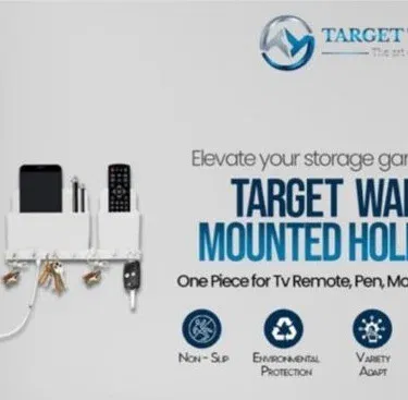 Wall Mounted Holder for Remotes & Mobile | Khareedo