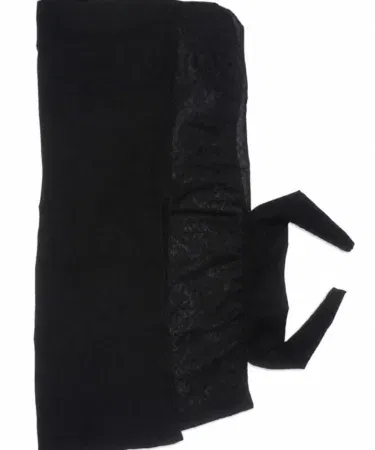 Chiffon hijab stole with attached cap and free matching niqab, instant wear headscarf for women in Pakistan