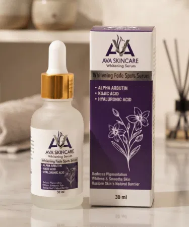 AVA Skin Care Brightening Face Serum 30ml for radiant, even-looking skin, available in Pakistan.