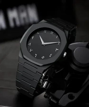 Elegant white Aura Watch for Men, stylish and trendy wrist watch for men, high quality, sold in Pakistan
