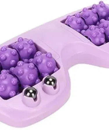 Portable foot massager roller for plantar fasciitis relief and acupressure therapy, ideal for home and office use in Pakistan.