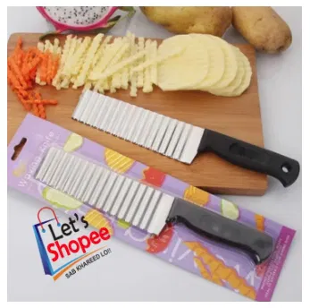 Crinkle Fries Cutter Knife Potato Slicer | Khareedo