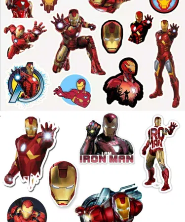 Iron Man Stickers for Laptop, Car, Bike | Khareedo