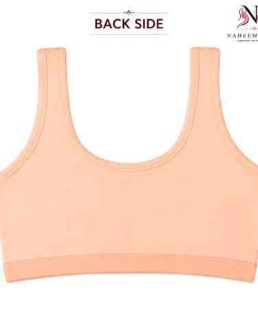Naheem Wear teen girls skin color soft cotton blend sleeveless stretchable free size inner blouse for sale in Pakistan
