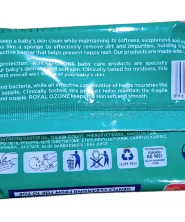 Royal Ozone Premium Soft Cream Wipes Imported Pack of 5 for sale in Pakistan