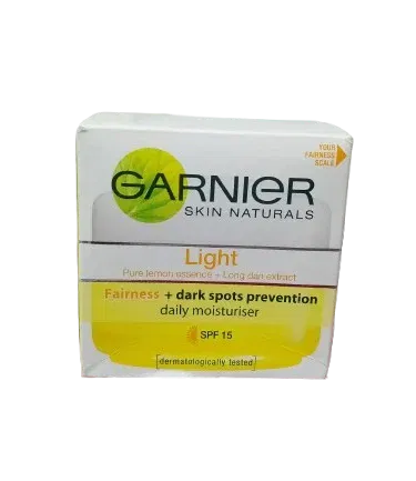 Light Fairness Dark Spot Prevention Daily Moisturizer Cream 40g for skin sold in Pakistan